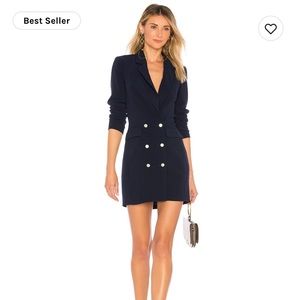 Superdown Navy blazer dress